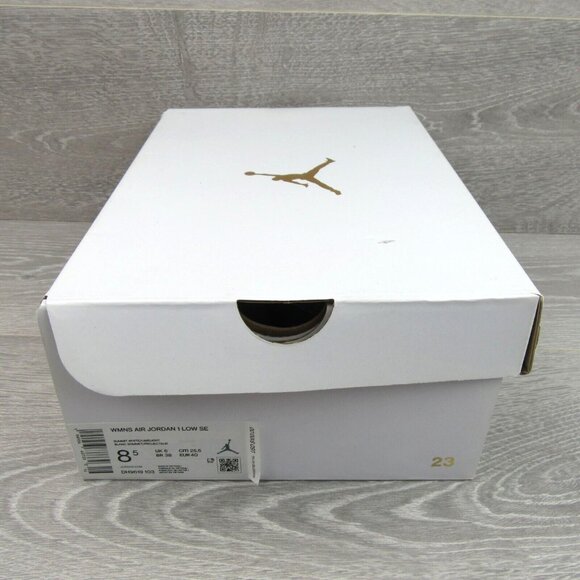 Air Jordan 1 Low SE Summit White Limelight Womens Size 8.5 NEW - Picture 12 of 14